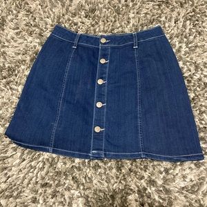 Trendy Denim Mini Skirt